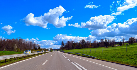 Autobahn 1 Richtung St. Gallen (Schweiz)	