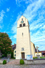 Fototapeta na wymiar Pfarrkirche St. Martin in Feldkirch, Hartheim am Rhein