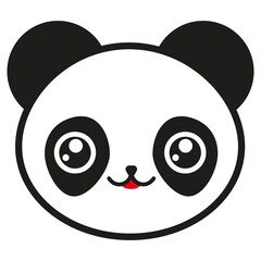 Kawaii panda bear, cute and charming. Ideal for children's products, plush toys, and decor. Capture the sweetness and adorability of pandas in your design.