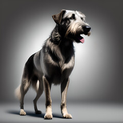 An illustration dog(Italian Greyhound)