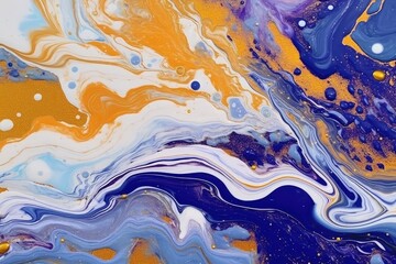 purple and gold swirls in gif format, in the style of realism with surrealistic elements, dark azure and white, wavy resin sheets, sculptural paintings, dark white and blue, light orange and dark blue
