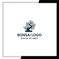 Green Tree Vector Logo Design Template