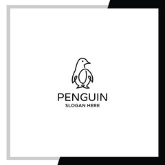 pingwin icon logo vector design © muhammad