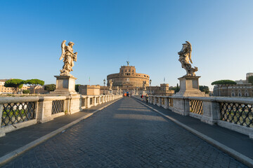 Fototapeta na wymiar Castel Sant Angelo in Rome. Italy