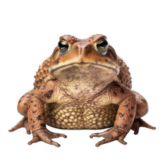 Toad isolated on white created with Generative AI