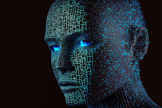 Rostro Inteligencia Artificial IA