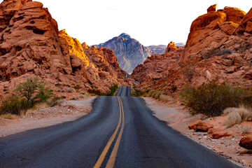 road in the desert