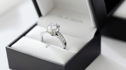 Diamond Engagement ring image created by Generative AI