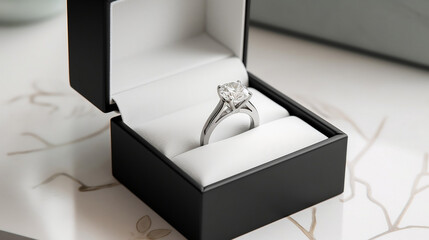 Diamond Engagement ring image created by Generative AI