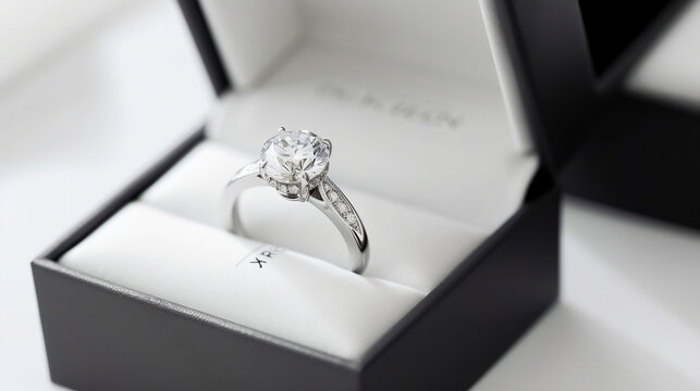 Diamond Engagement ring image created by Generative AI
