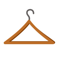 wooden coat hanger