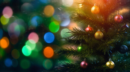 christmas tree fir christmas baubles