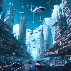 Cyberpunk cities