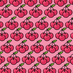 Cherry pattern design or background