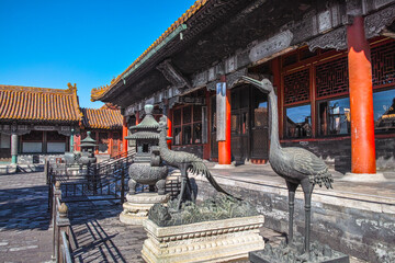 The seraglio in Forbidden City, Beijing of China