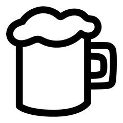 Beer glass mug