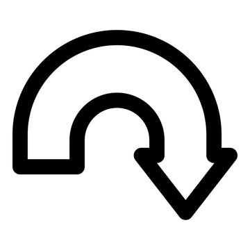 Uturn arrow