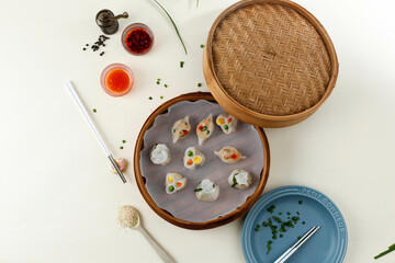 Yumcha, Dim Sum in Bamboo Steamer