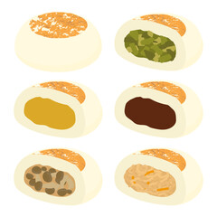 おやきのイラスト