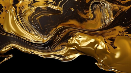 textura líquida dourada 