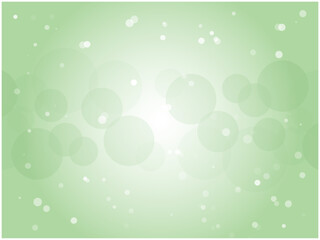 淡い水中に浮かぶ水玉模様が綺麗なアブストラクト背景素材_グリーン