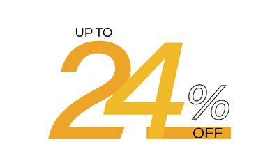 up to 24% off vector template, 24% off discount, 24 percent off discount sale background