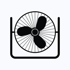 The fan icon vector file illustration is a visually captivating representation that showcases the elegance and functionality of a fan in a digital format. Eps 10