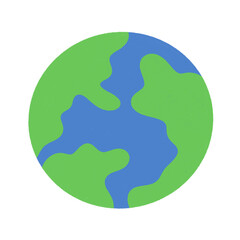 Earth icon globe planet.