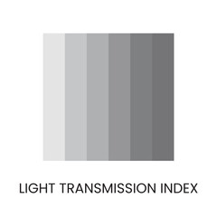 Vector line icon representing color rendering index CRI