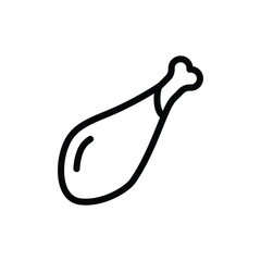 chicken meat icon vector design trendy