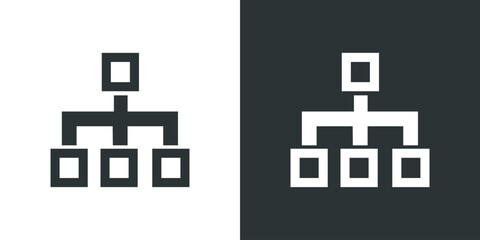 Obraz premium Hierarchy icon. Design and vector for commercial, print media, web or any type of design project