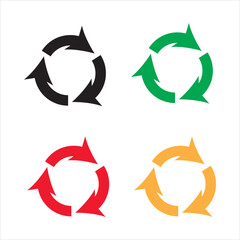 set of arrows recycle
