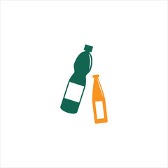 vector bottle symbol icon