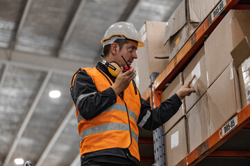 Warehouse supervisor uses two way radio for seamless communication and connectivity with staff across various departments.Perform daily inventory monitoring and updates, order new parts as needed