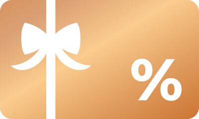 Bronze Gift Card Icon