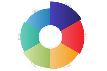 Obraz premium Infographic template for business. Modern Timeline diagram with journey concept, presentation vector infographic with PNG transparent background.