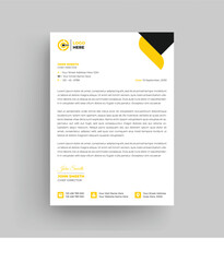 Clean and professional corporate company business letterhead template crypto company service letterhead design.