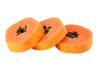 sliced papaya transparent png