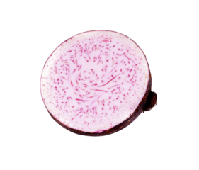 sliced of taro transparent png