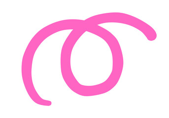 Obraz premium Doodle Line Curve Abstract Decoration Drawing