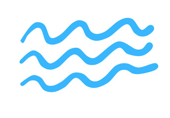 Doodle Line Curve Abstract Decoration Drawing