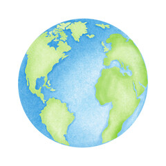 earth on vector illustration. Beautiful fish painting with action.