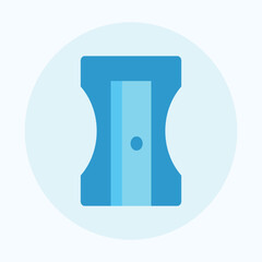 Sharpener Icon, Business Management Flat icons, Blue Color Theme