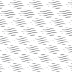Vector elegant seamless wave pattern 