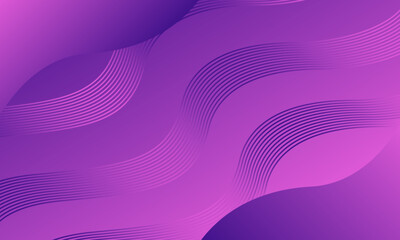 abstract purple wave banner background