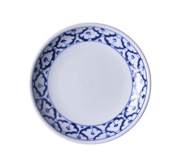 ceramic plate on transparent png