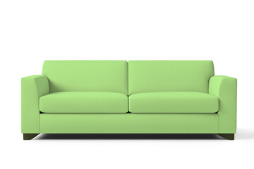 緑色のソファー.generative AI