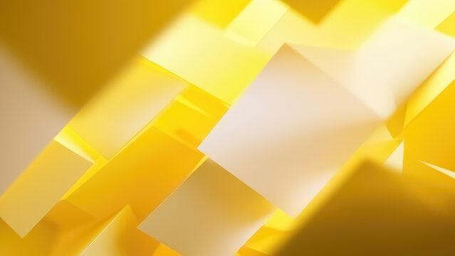 Bright Light Abstract Yellow Background