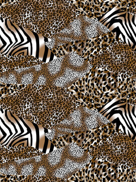 Seamless animal skin pattern design