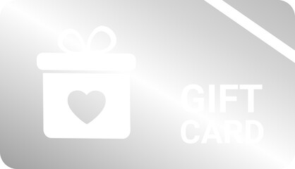 Silver Gift Card Icon